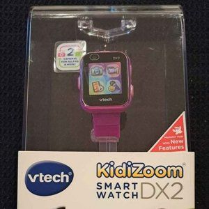 NEW in box Vtech KidiZoom Children's Smart Watch Dx2 Metallic Pink with USB NIB